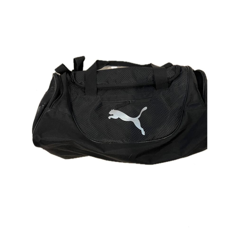 Puma Training Black Black Duffel Bag 20"x12"x10"